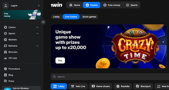 1Win official website