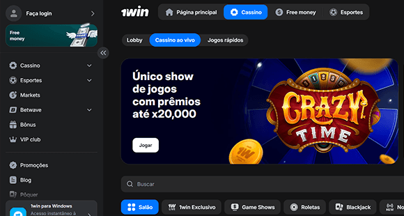 Site oficial da 1Win