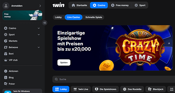 Offizielle 1Win-Website